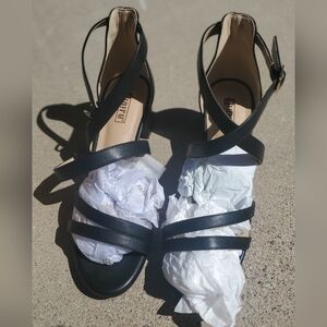 Black Strappy Sandals